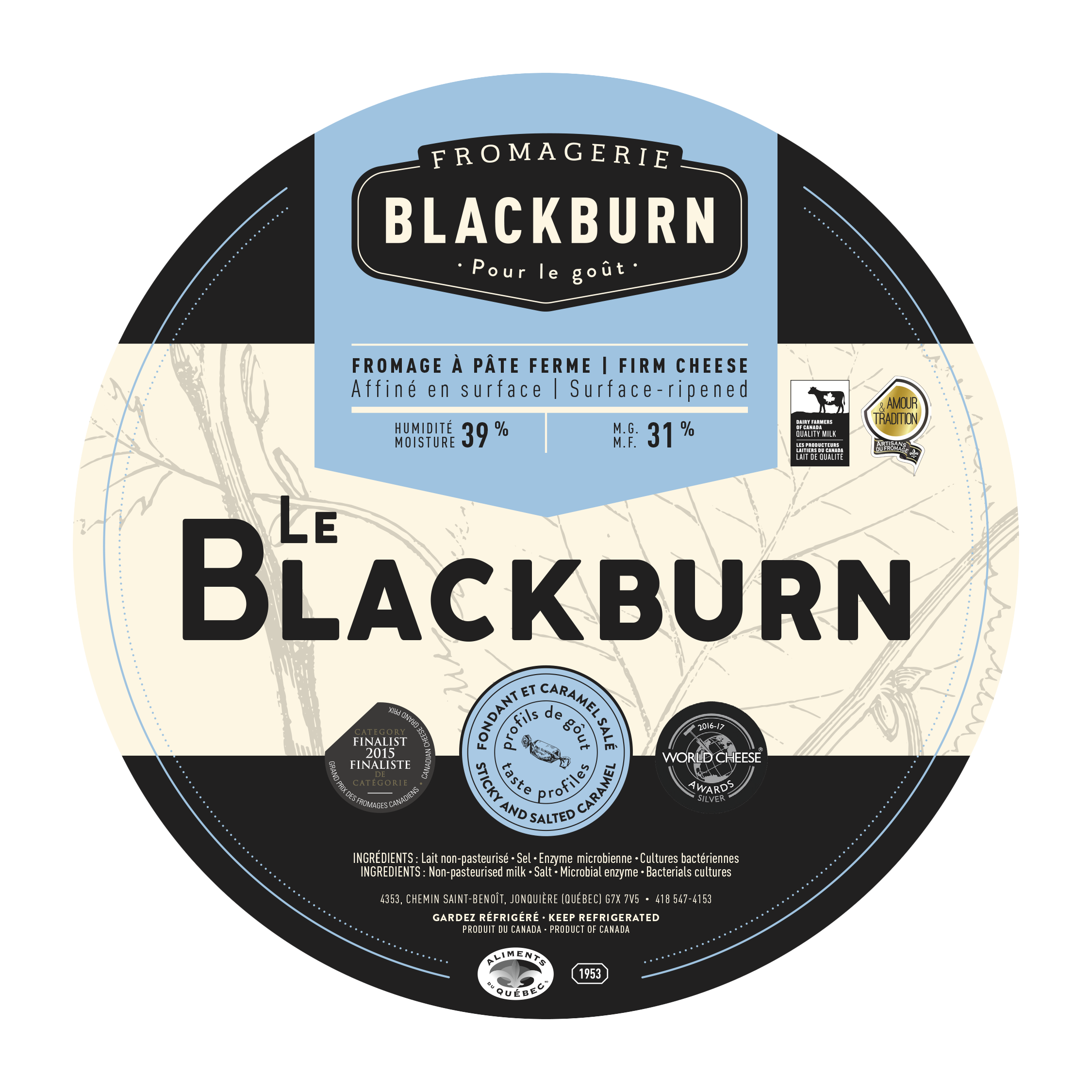 Étiquette - Blackburn (Le)