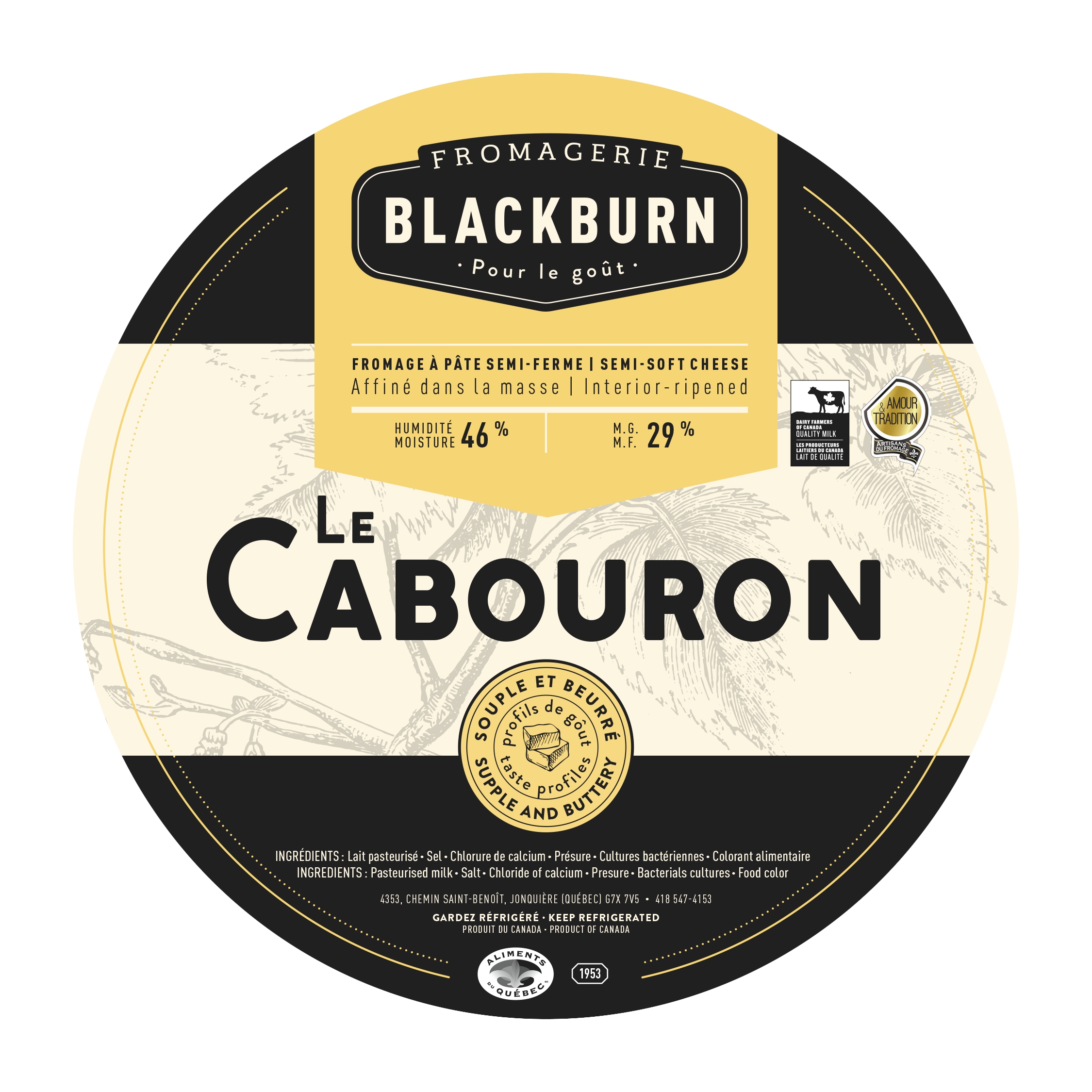 Étiquette - Cabouron (Le)